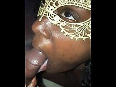 CUM ON HER TONGUE!!!